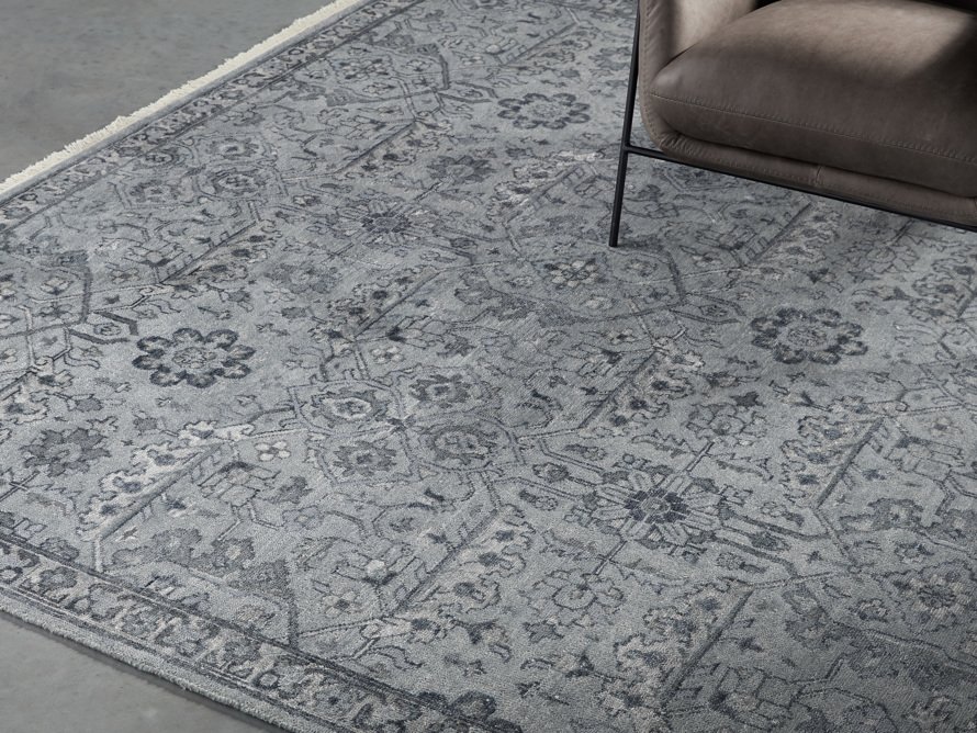 Sienna Hand-Knotted 9x12 Rug in Blue
