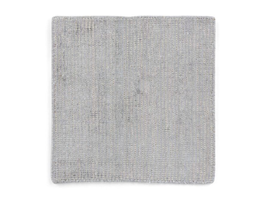 Jackson 18in Rug Swatch in Silver