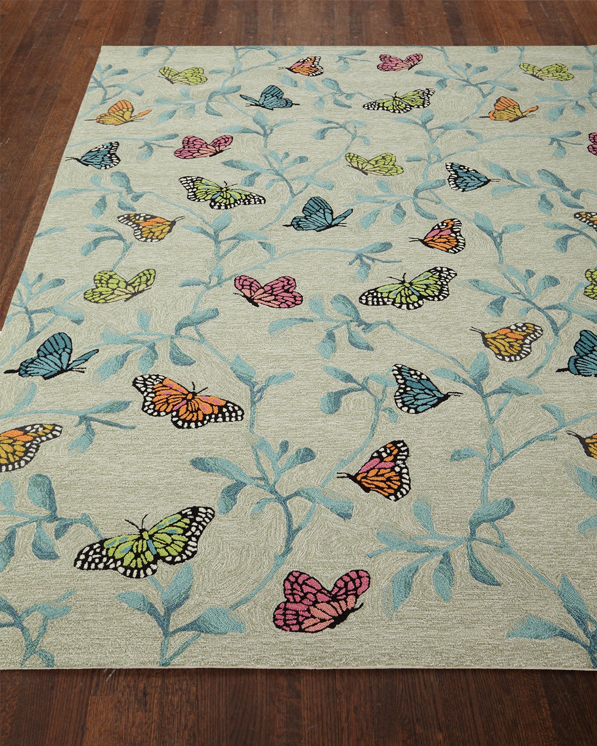 Butterfly Blossom Indoor/Outdoor Rug, 8'3in x 11'6in