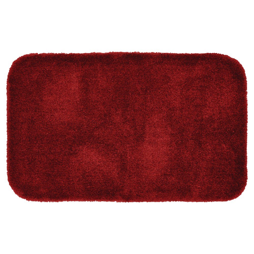 24inx40in Finest Luxury Ultra Plush Washable Nylon Bath Rug Chili Pepper Red - Garland