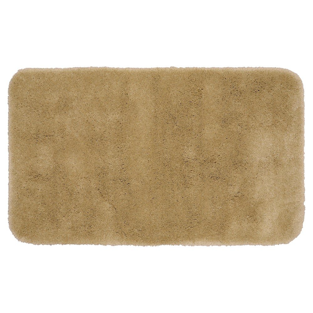 30inx50in Finest Luxury Ultra Plush Washable Nylon Bath Rug Taupe - Garland