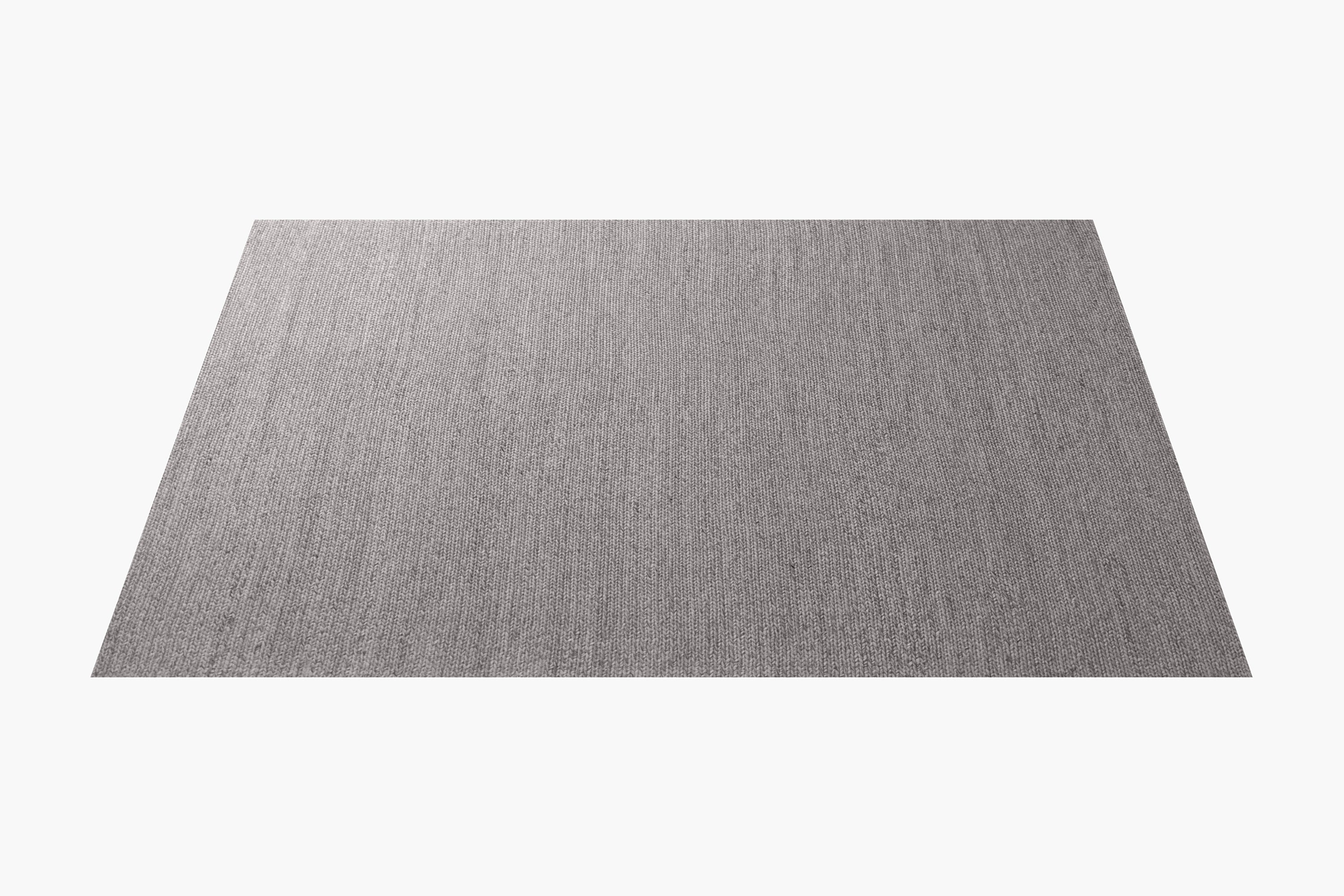 Braided Wool Rug – Fog (Fog / 8' x 10')