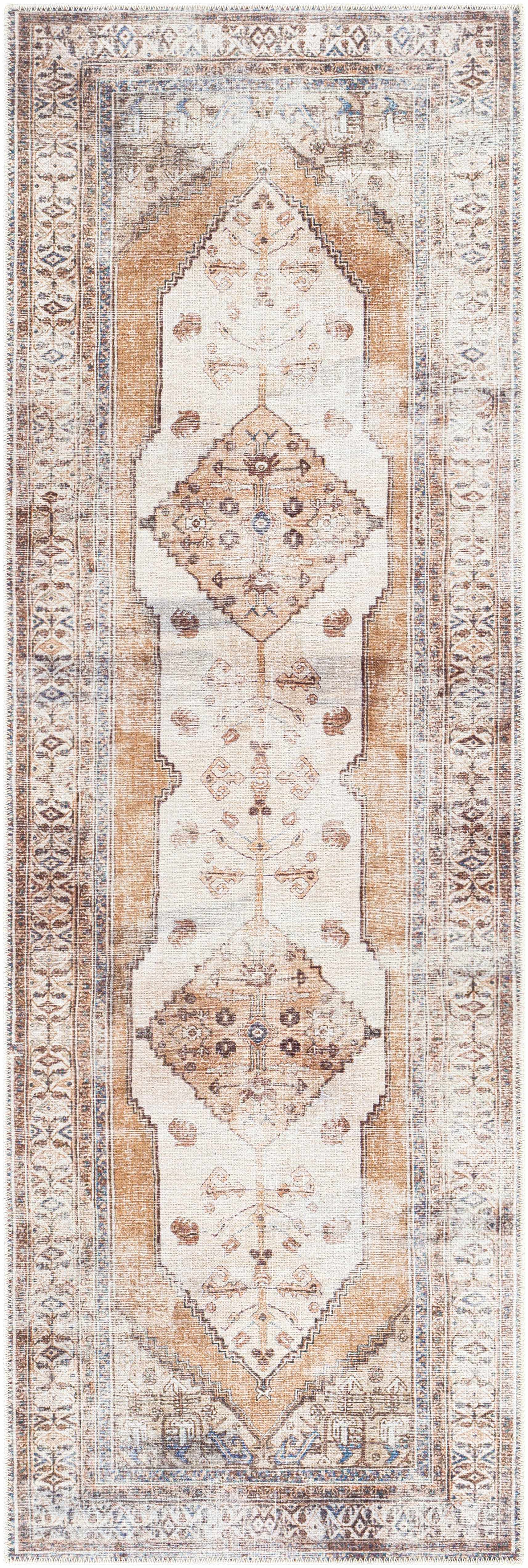 Arncliffe 2'7in x 7'10in Traditional Washable Runner - Hauteloom