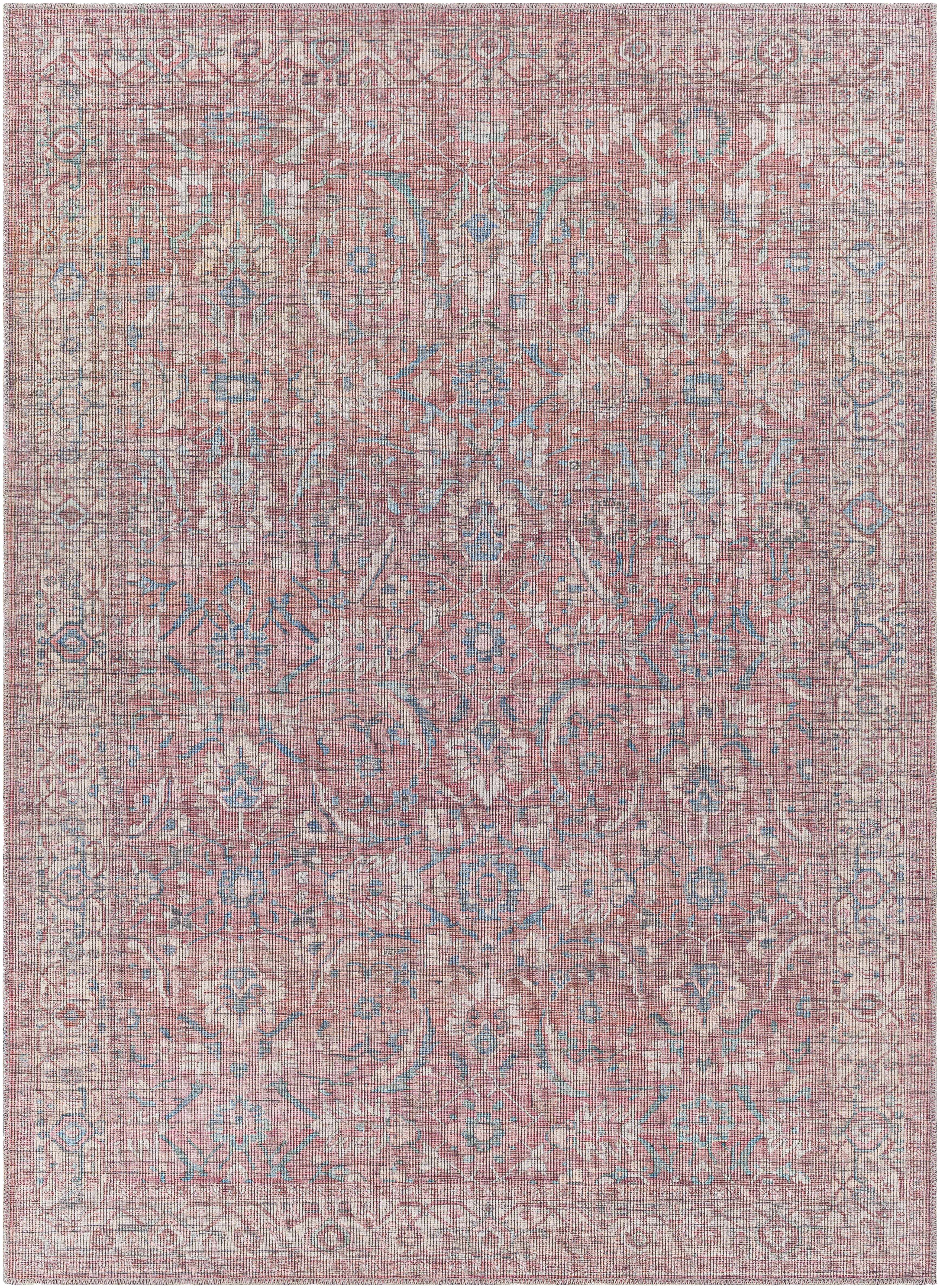 Amio 5'3in x 7'3in Updated Traditional Farmhouse Washable Area Rug - Hauteloom