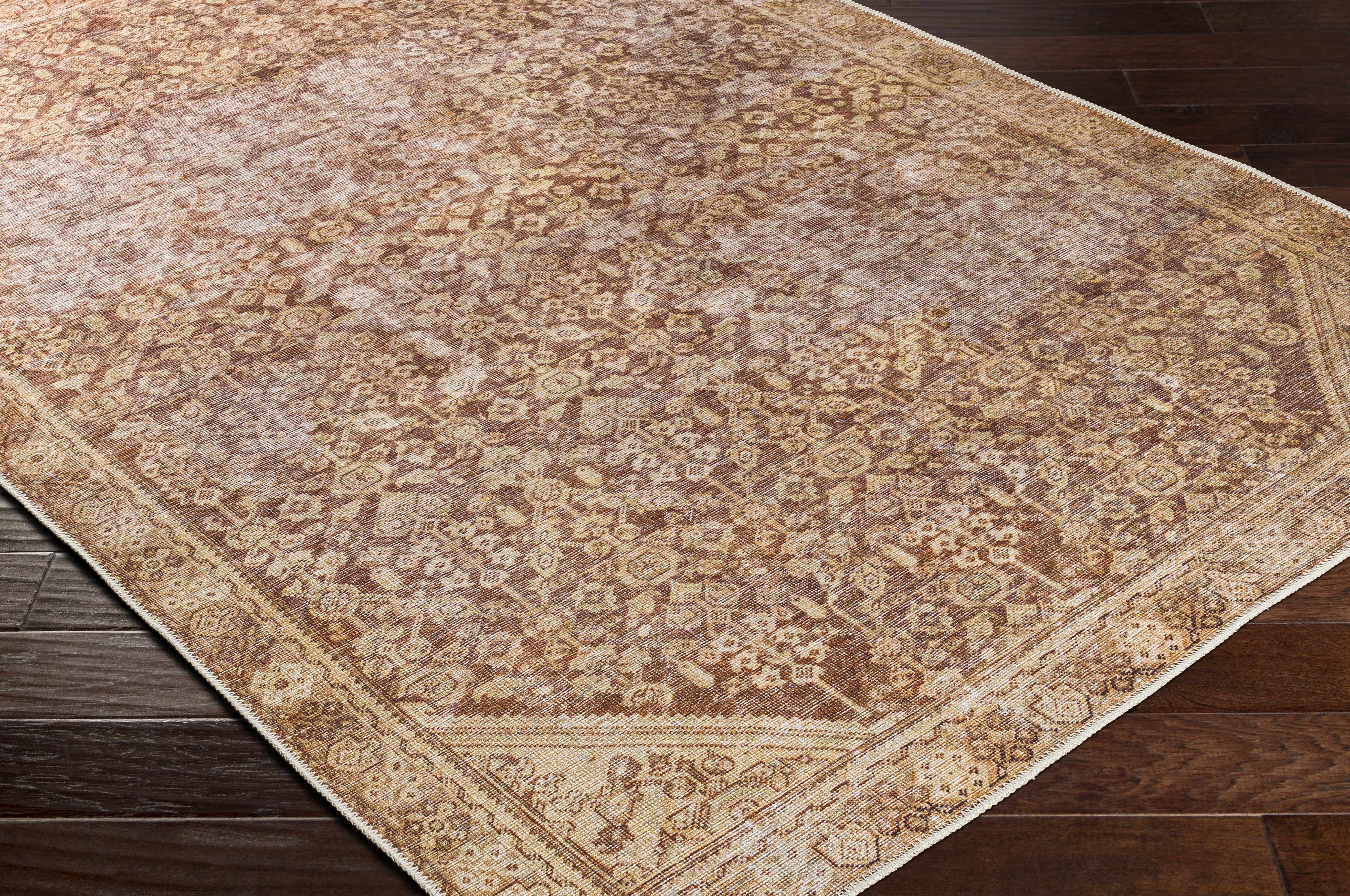 Argao 2'7in x 7'10in Traditional Updated Traditional Washable Runner - Hauteloom