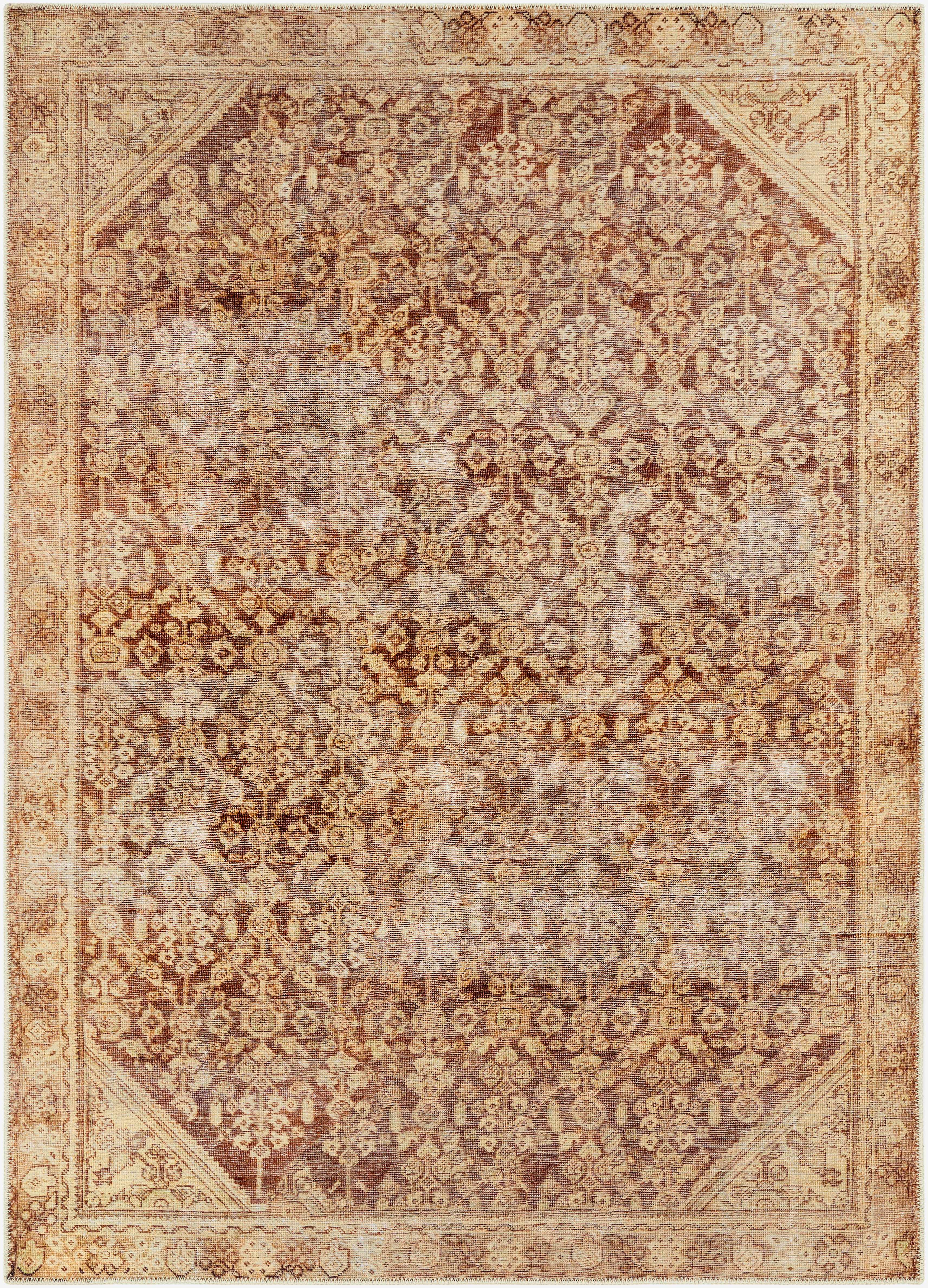 Argao 5'3in x 7'3in Traditional Updated Traditional Washable Area Rug - Hauteloom