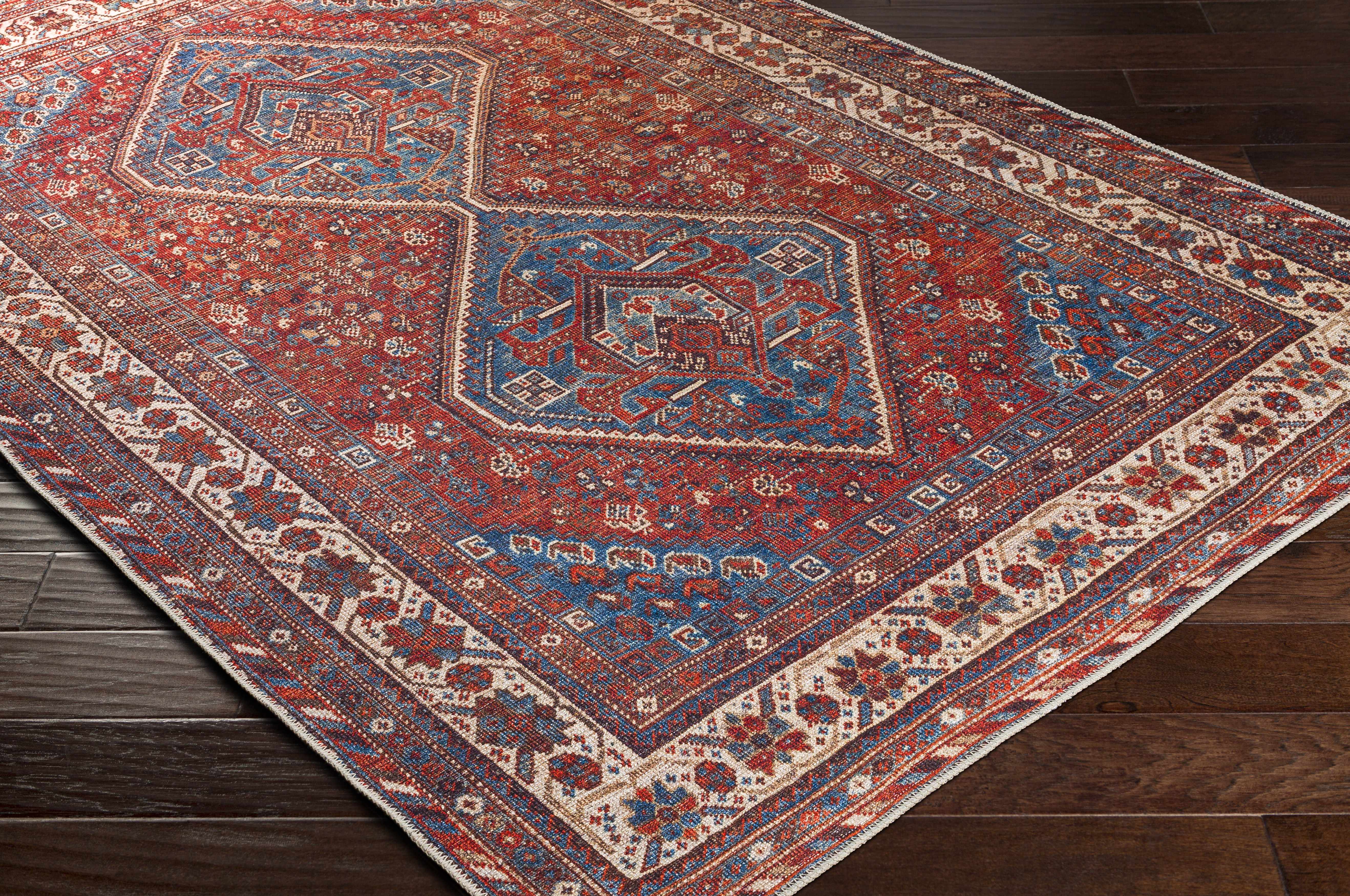 Bademli 8'10in x 12' Traditional Updated Traditional Washable Area Rug - Hauteloom