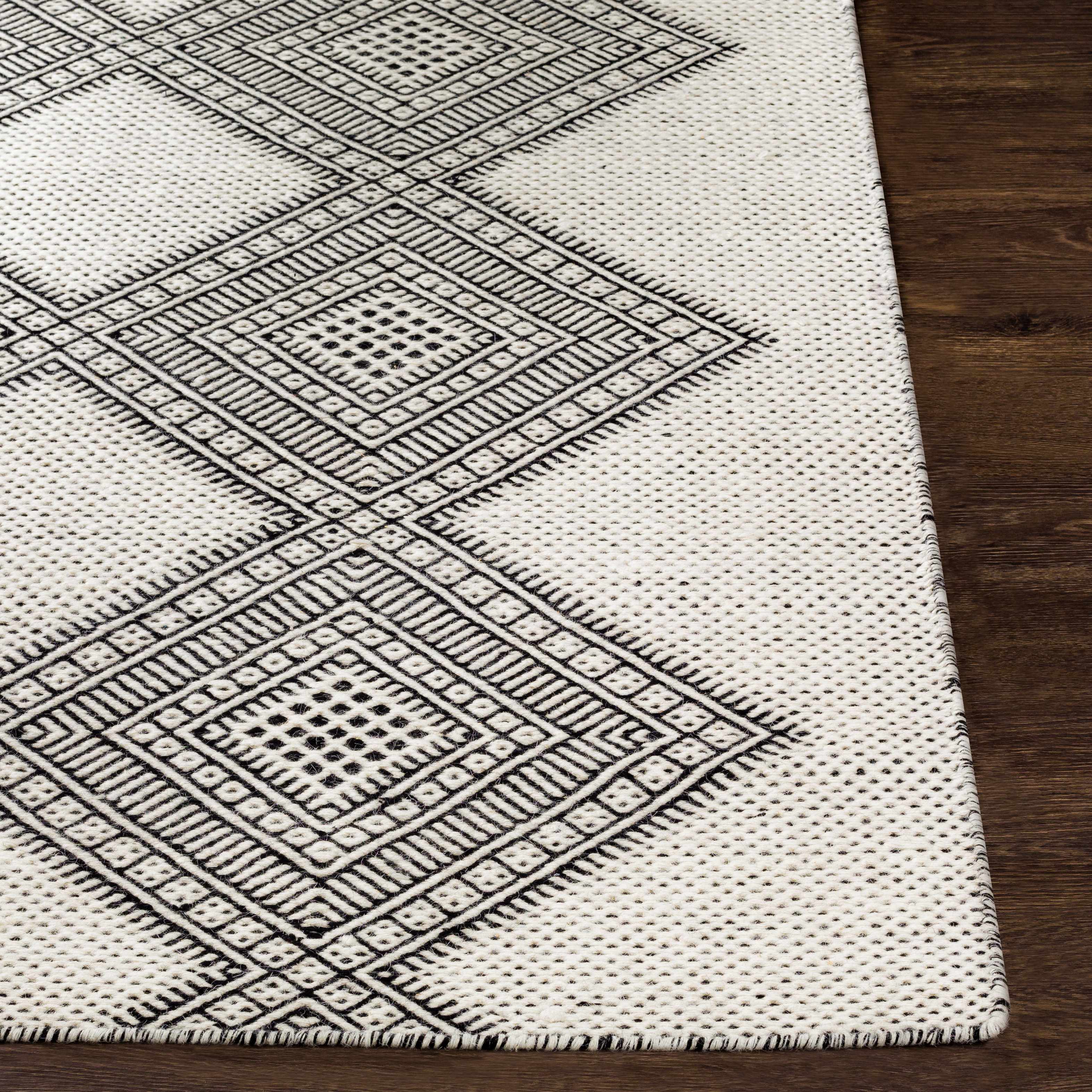 Claveria 2' x 3' Moroccan Farmhouse Wool Area Rug - Hauteloom