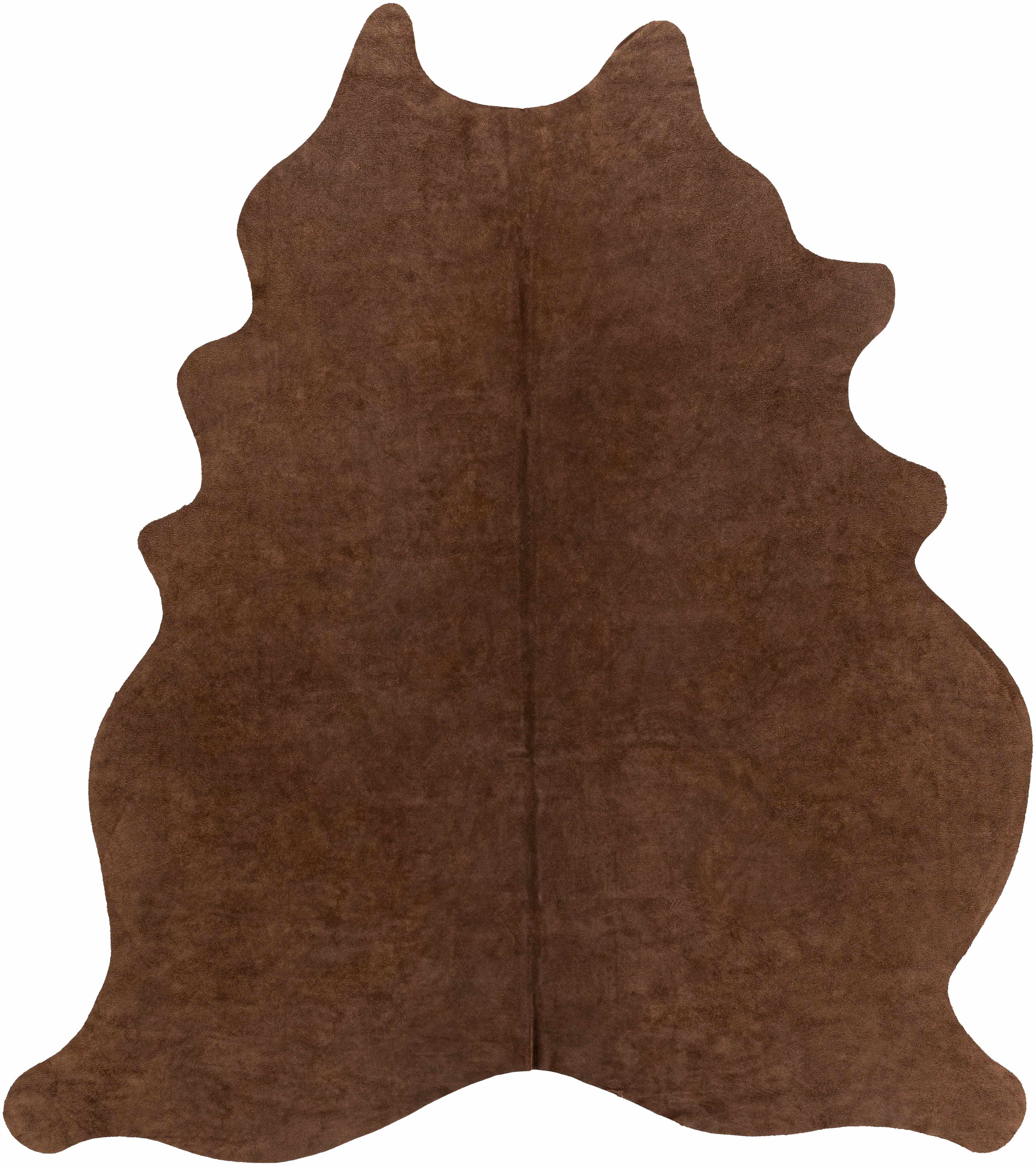 Sitka 5' x 7' Rustic Cowhide Leather Area Rug - Hauteloom