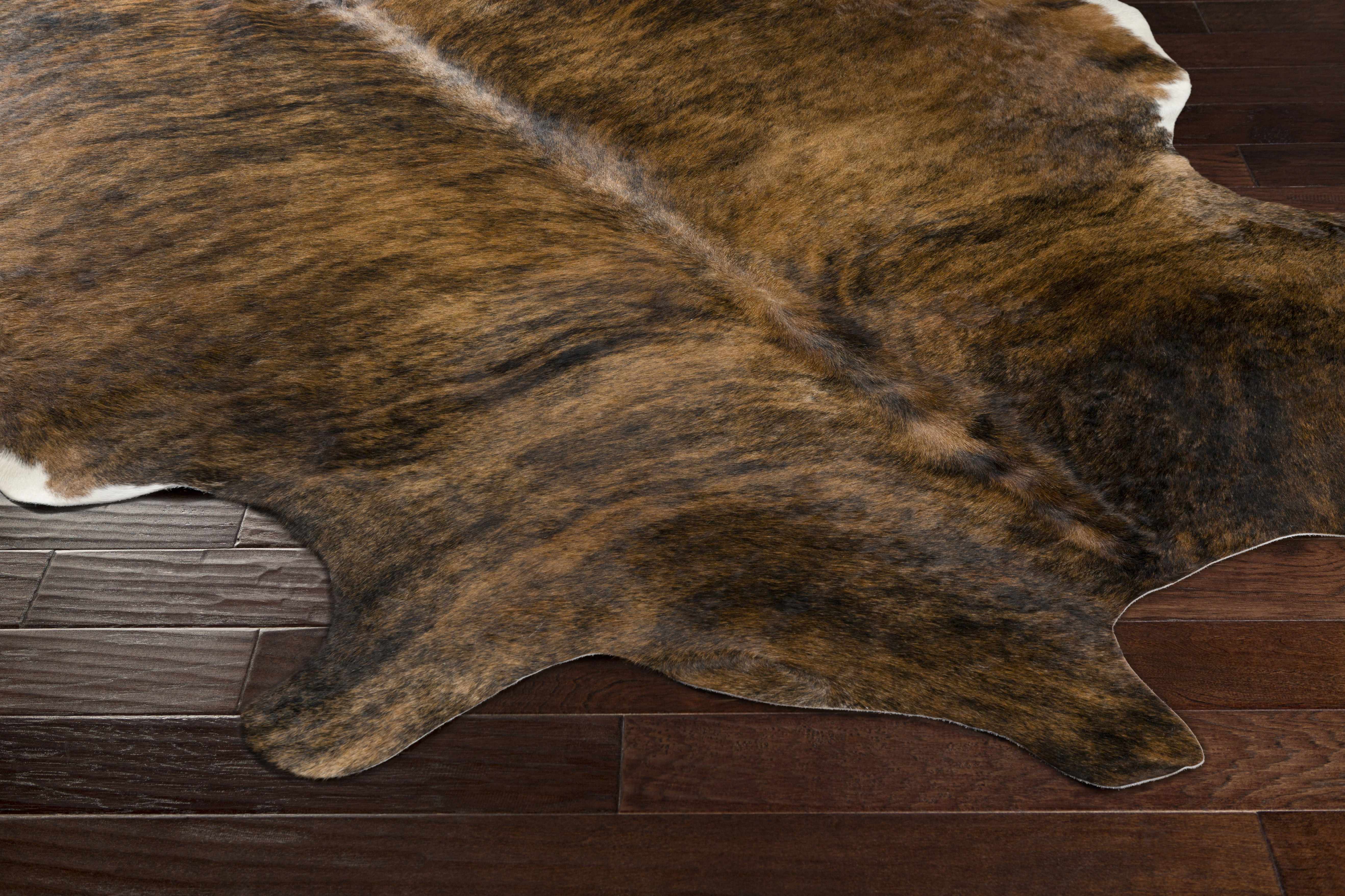 Westover 5' x 7' Hide, Leather & Fur Cowhide Area Rug - Hauteloom