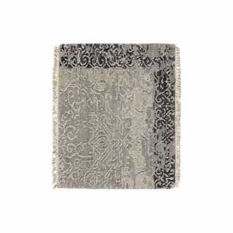 Grayson Hand Knotted 18in Grey Rug Swatch