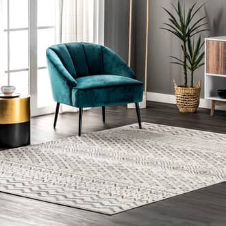 Off White Amora Geometric Stripes rug