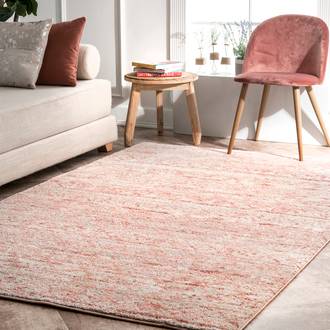 Pink Barnaby Vintage Moroccan rug - Transitional Rectangle 10' x 14'