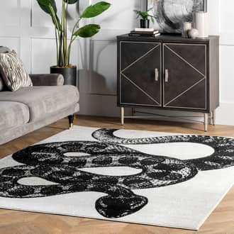 Black And White Thomas Paul Simple Serpent rug