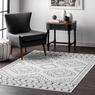 White Rain Haven Moroccan Washable rug