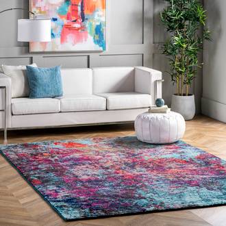 Multi Albina Cloud Nebula Abstract rug
