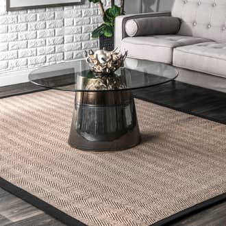 Black Bucolic Cordelia Sisal rug - Casuals Rectangle 9' x 12'