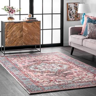 Blush Ravina Vernal Medallion rug
