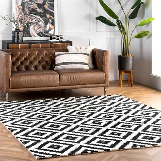 Black Tuscan Scandinavia Diamond rug