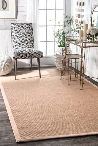 Beige Maui Jute rug - Casuals Rectangle 10' x 14'