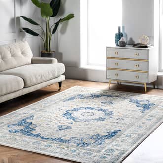 Blue Bosphorus Distressed Persian rug