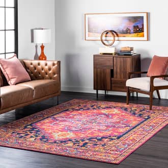 Pink Bosphorus Katrina Blooming Rosette rug