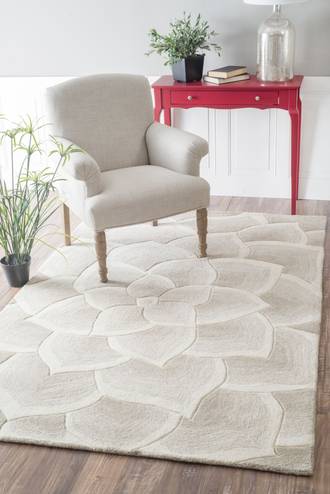 Ivory Cenon Floral Transitions rug