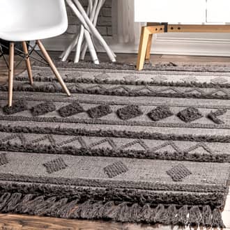 Gray Arvin Olano x Chandy Textured Wool rug