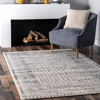Light Gray Opell Checkered Diamonds rug