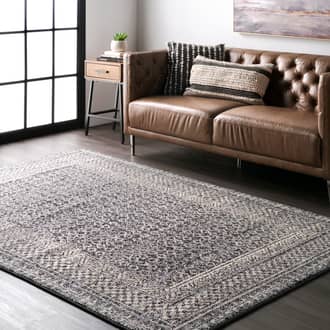 Gray Opell Checkered Diamonds rug - Transitional Rectangle 10' x 13'
