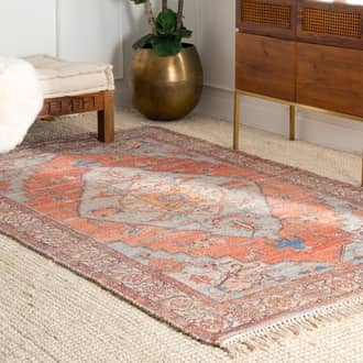 Multi Botaniq Medallion Tassel rug - Bohemian Rectangle 9' x 12'