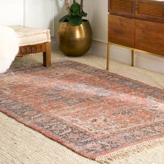 Multi Botaniq Petal Medallion Tassel rug - Natural Fibers Rectangle 9' x 12'