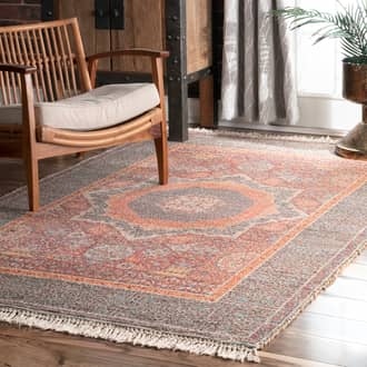 Multi Botaniq Sunny Medallion Tassel rug - Natural Fibers Rectangle 9' x 12'