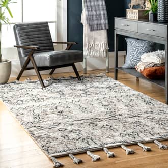 Gray Amhurst Tribal Tale Flatweave rug