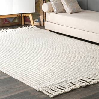 Off White Textures Wool Dreams rug