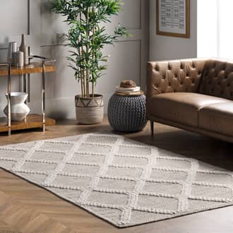 Beige Stratton Raised Trellis rug