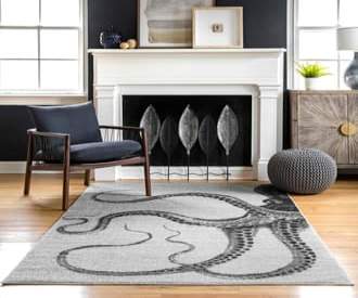 Gray Centura Octopus rug