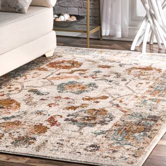 Beige Yesteryear Vintage Autumn rug