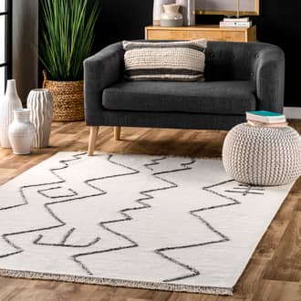Ivory Halona Abstract Graphic rug