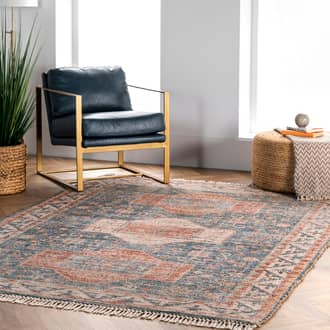 Multi Botaniq Cartouche Medallion Tassel rug