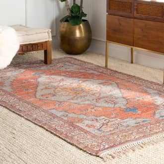 Multi Botaniq Medallion Tassel rug