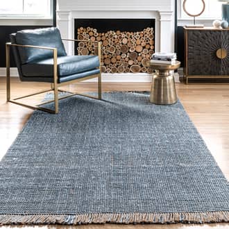 Gray Janus Jute And Wool Flatweave rug