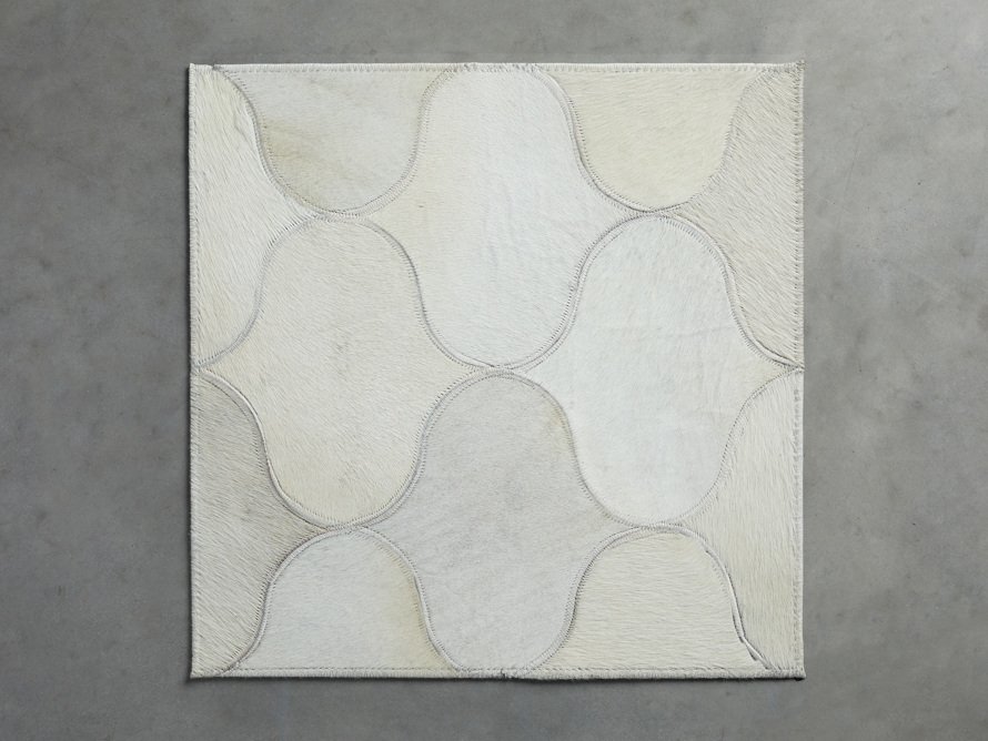 Amberly Hide in Ivory Swatch