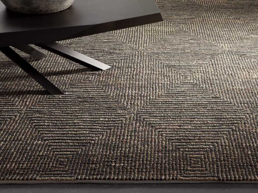 10' X 14' Ashton Handwoven Rug In Charcoal