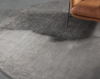 Jackson 10' Round Rug in Charcoal