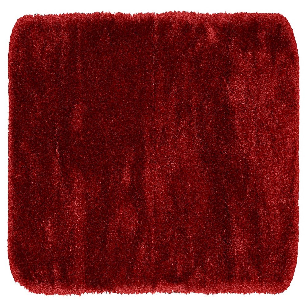  Finest Luxury Ultra Plush Washable Nylon Bath Runner Chili Pepper Red