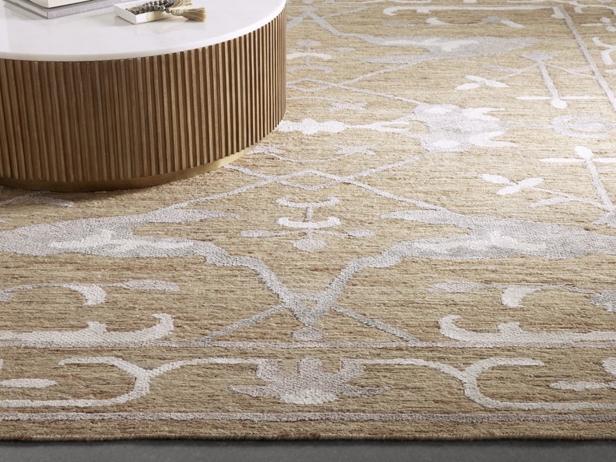 6' X 9' Adelina Handknotted Rug In Natural
