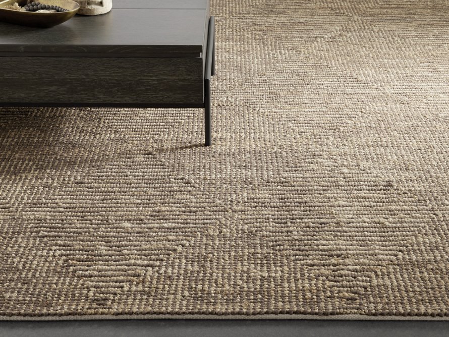 10' X 14' Ashton Handwoven Rug In Brown