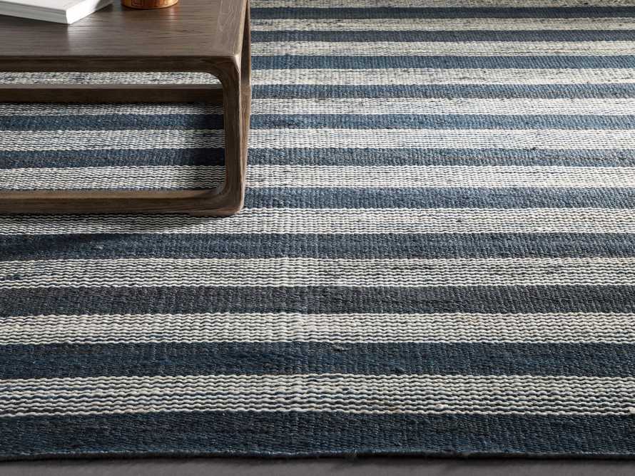 9' X 12' Braemar Flatweave Rug In Navy