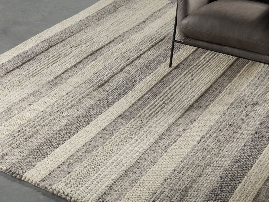 Landon 8x10 Ivory/Silver Handwoven Rug